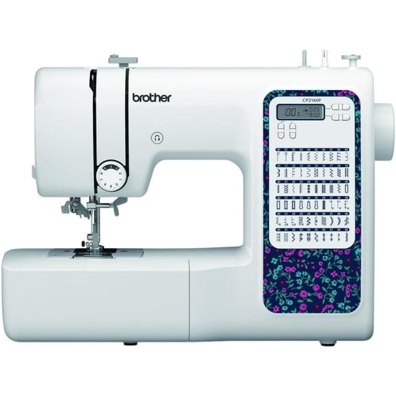 CP2160F Computerized Sewing Machine, 60 Built-In Stitches, LCD Screen, Advanced Needle Threading, 7 Auto-Size Buttonholes