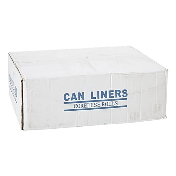 CP404816N HDPE Institutional Trash Can Liner, 40-45 Gallon Capacity, " Length x 40" Width x 16 Micron Thick, Natural (Case of 250)