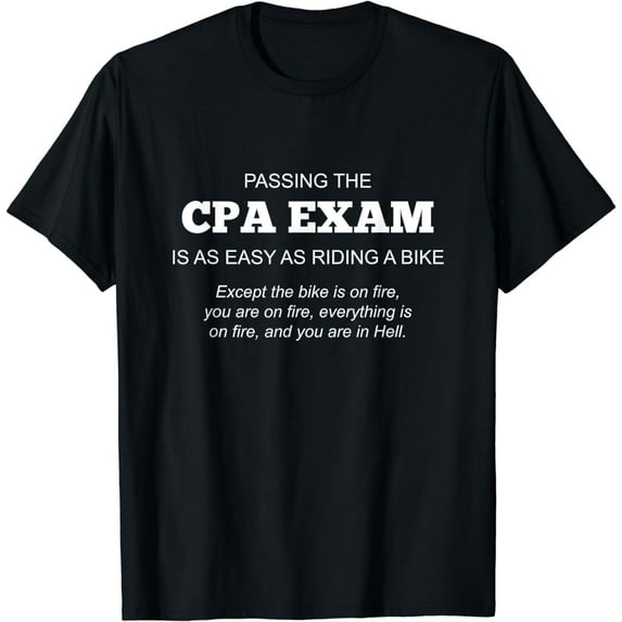 CPA Exam Accounting Major Certified Public Accountant T-Shirt