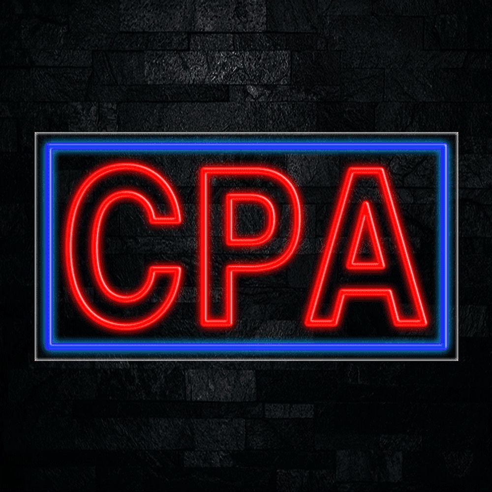 CPA LED Neon Sign 33"L x 18"H #31684