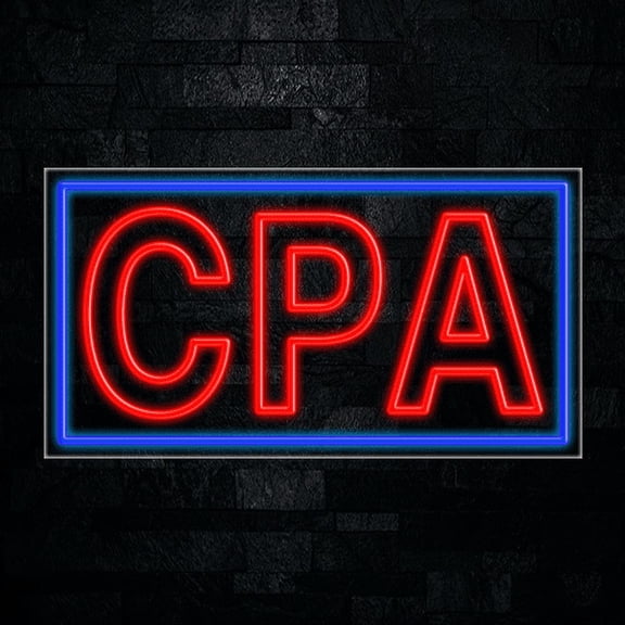 CPA LED Neon Sign 33"L x 18"H #31684