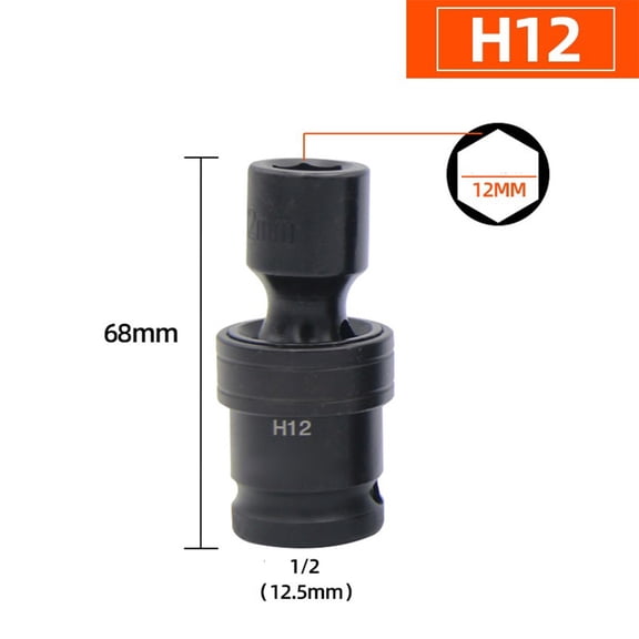 CPAN 1/2inch joint hex socket electric wrench Adapter pneumatic air 12-24mm