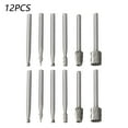 thumbnail image 1 of CPAN 12pcs/Set HSS Router Drill Bits Kit Rotary Burrs Tool Wood Metal Carving Milling, 1 of 9