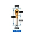 thumbnail image 1 of CPAN 1pc Titanium Countersink Deburring Drill Bit Hole Cutter Metal Chamfering Tool, 1 of 8