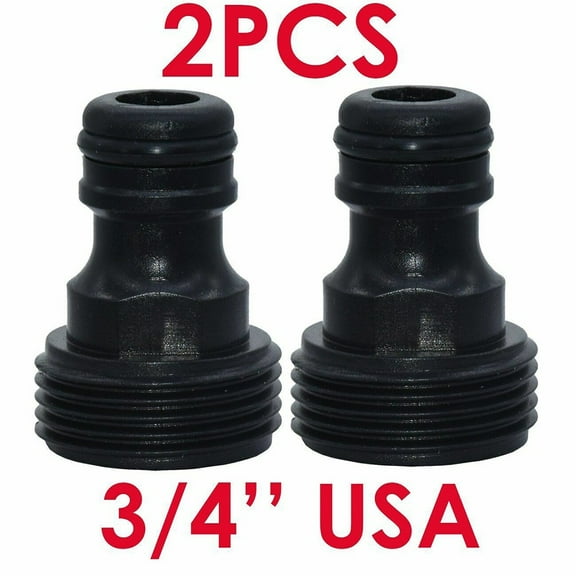 CPAN 2 Pcs/Lot Nipple Connector Hose Connector Threaded Pipe Adapter Drip Irrigation