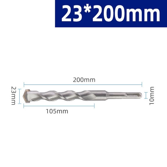 CPAN 200mm Carbide Steel Impact Drill Bit Masonry Concrete Drill Bit SDS PLUS Shank