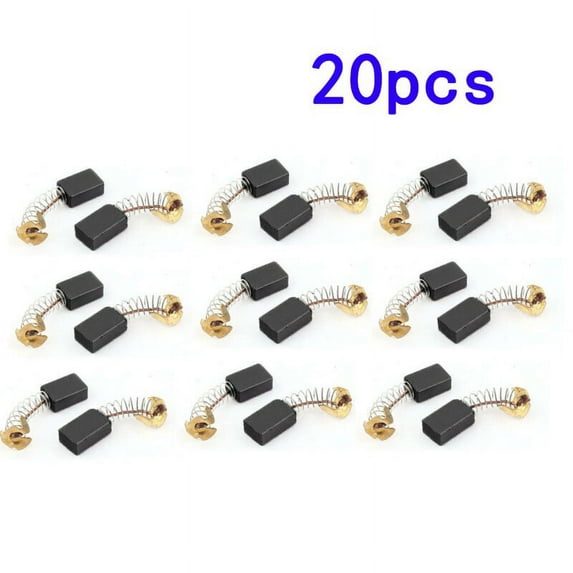 CPAN 20Pcs 15x10x6mm Electric Motor Brushes for Angle Grinder Handdrill