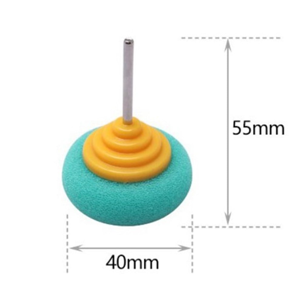 CPAN 40mm Mini Polishing Sponge Buffing Wheel Car Hub Steel Rim