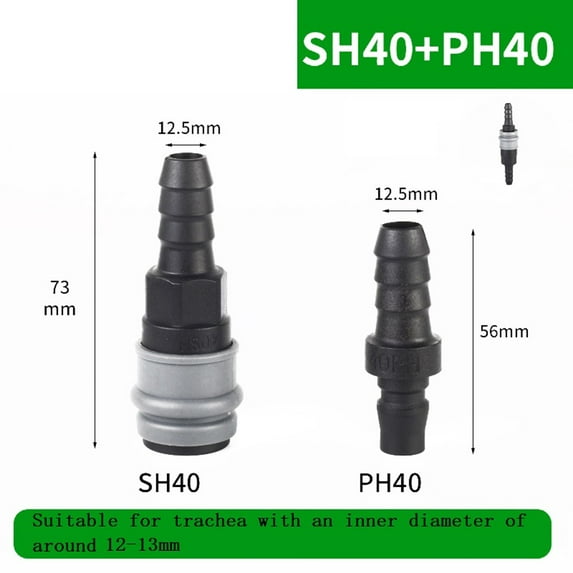 CPAN C-Type Self-locking Quick Connector Compressor Pneumatic Fittings 8/10/12mm