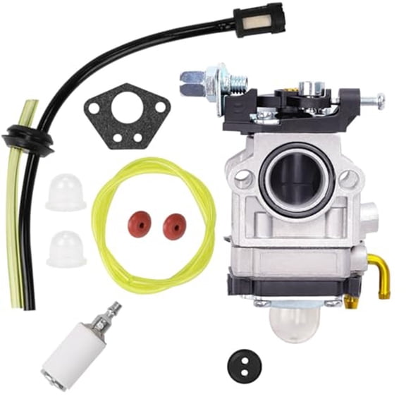 CPAN Carburettor Kit Replacement Part Kit for Brush Cutter 52cc 49cc 43cc Grass Trimmer Lawnmowers Complete Accessory Kit