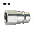 thumbnail image 1 of CPAN Double Galvanized Hydraulic Sealing Quick Coupling for Metric Steel, 1 of 3