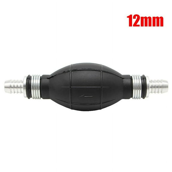 CPAN Fuel Line Pump Primer Bulb Hand Primer Gas Petrol Pumps Rubber+ Aluminum