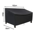CPAN Furniture Cover Bench Cover Waterproof Outdoor Storage Bench Cover