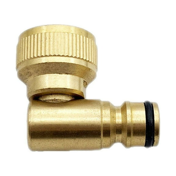 CPAN Garden Hose Quick Connector, Hose Reel Swivel Elbow Quick Connector, Quick Connector Set, 2-Pack