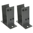 thumbnail image 1 of CPAN Heavy Duty U-Shaped Fence Post Holder Bracket for deck railings gazebos Support, 1 of 5