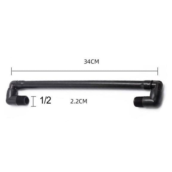 CPAN Hunter Swing Joint 34cm Sprinkler Connection Swivel Connection 1/2 and 3/4