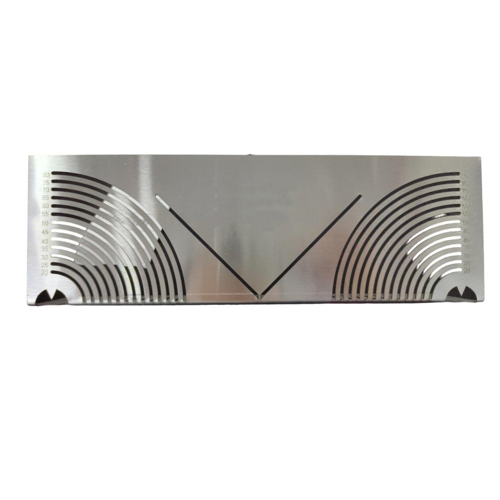 CPAN Multifunctional Square Tube Rounded Corner Drawing Ruler Tool