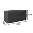 CPAN Patio Deck Box Cover Storage Box Cover Fire Pit Cover Waterproof