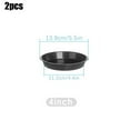 thumbnail image 1 of CPAN Plant Saucer Drip Trays, Thicker Plastic Plant Tray Flower Pot Saucer Round Pallets for Indoors and Outdoor Black Drip Trays for Garden Home Planter 2 pcs, 1 of 9