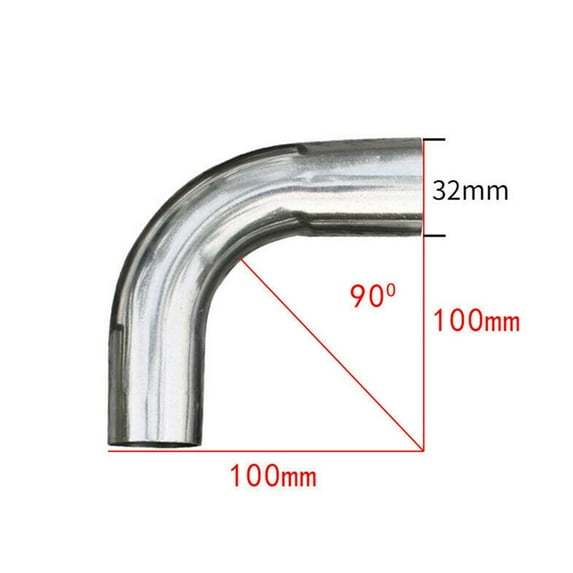 CPAN Stainless Steel Elbow 90 degree Mandrel Bend 90 ° Tube Polished Pipe DIY New
