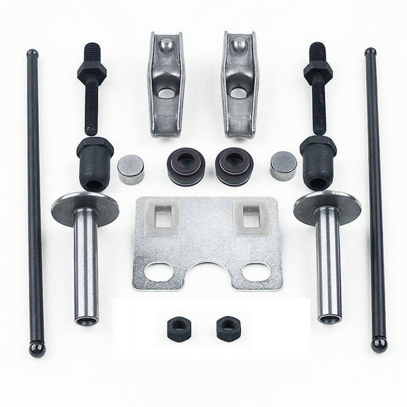 CPAN Valve Push Rod Set Guide Plate & Rocker Arms Set For Honda 13HP GX390 11HP GX340