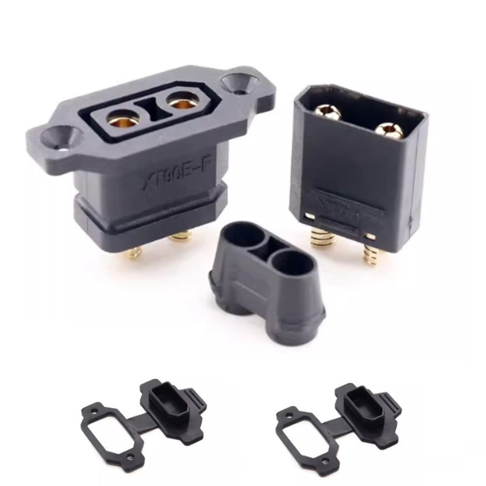 CPAN XT90E Lithium Battery Charging Port Plug Fixed Base Electric ...