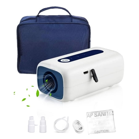 CPAP Cleaner and Sanitizing Machine, Portable Household Cleaning Box Cleaner Kit Supplies Storage Bag, Auto-Clean Sleep Equipment Care Box,Time-Saving Waterless Operation