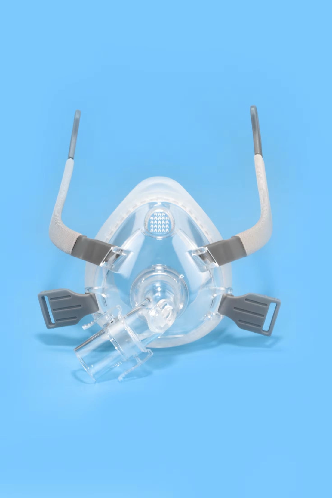 CPAP Full Face Mask with Adjustable Headgear for Snoring People.