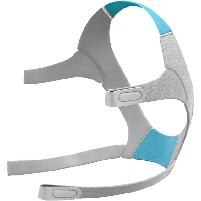 CPAP Headgear Replacement Straps for ResMed AirFit F20 Fullface CPAP Gray and Blue Color