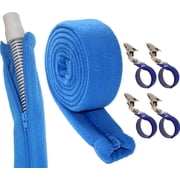 AVEEN CPAP Hose Cover with 4 Holding Clips, Universal Fit, Soft Fleece Tubing Wrap Insulator with Zipper, 6 ft