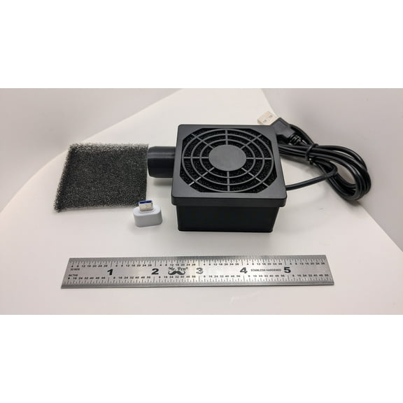 CPAP Hose Dryer with Filter Compatible with CPAP and BIPAP Hoses, USB Powered and Nearly Silent. (No-Add ons), Black