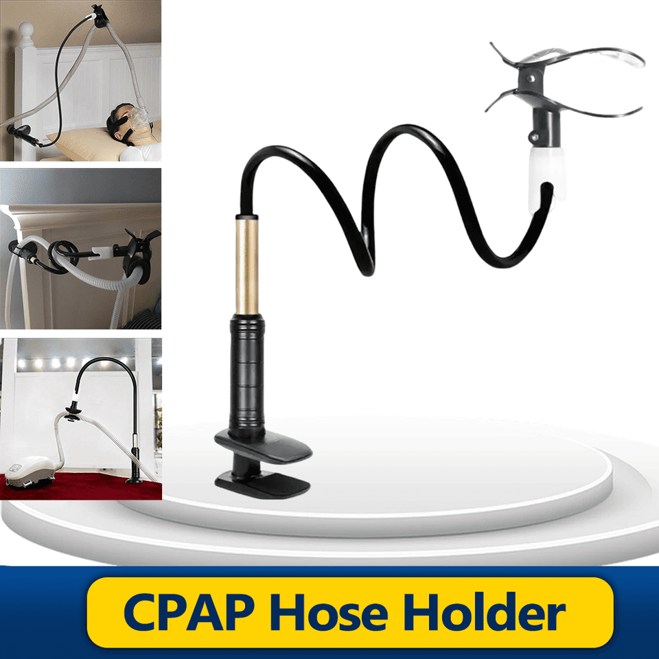 360 Mask Rotation CPAP Hose Holder Mask Holder With C-shaped Clip 360° Rotation ...
