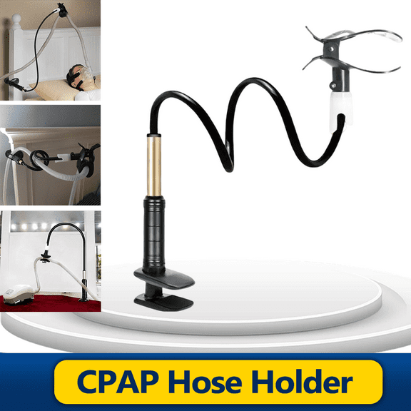 CPAP Hose Holder Mask Holder With C-shaped Clip 360 Rotation Adjustable Height Prevent Condensation From Accumulating