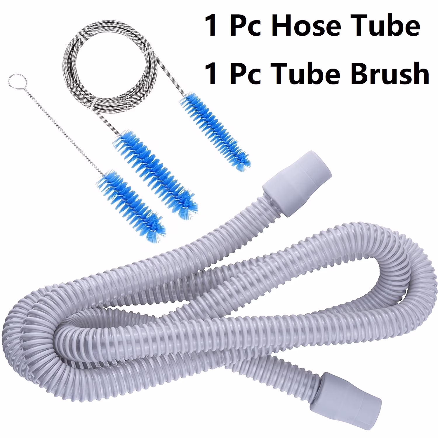 CPAP Hoses and Brush Cleaning Kit, 6 Foot Universal Tubing Replacements for CPAP Supplies, Compatible for Philips and Resmed Mask