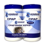 CPAP Mask Cleaning Wipes 150 Count, 2-75 count canisters, Unscented & Lint-Free Cleaning for CPAP & BIPAP Machines