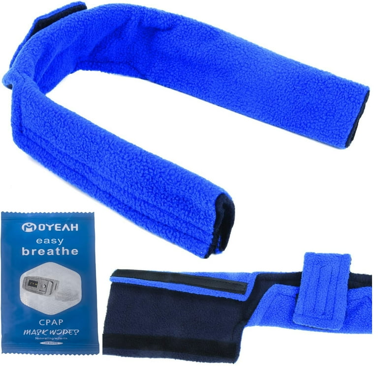 NATAKU 8 Pack CPAP Mask Strap Covers – Soft Fleece Cushions To Reduce Red Marks & Improve Comfort For Sleep