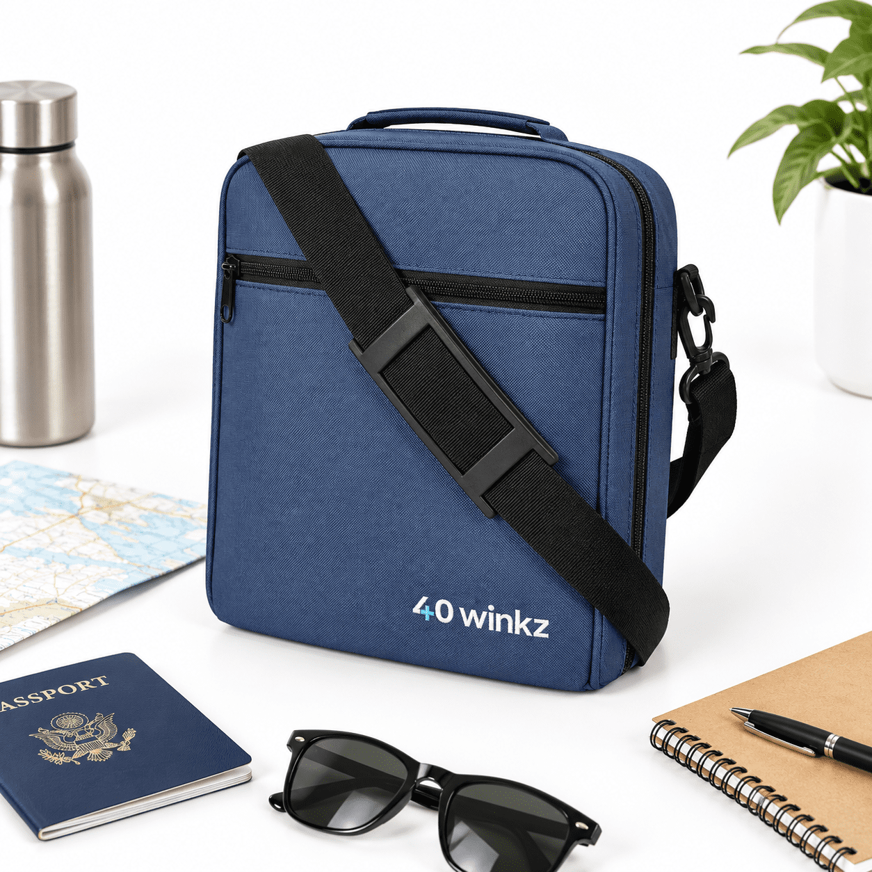 CPAP Travel Carrying Case, Navy, Fits Airsense 10 11, 11.81 x 7.76 x 4. ...