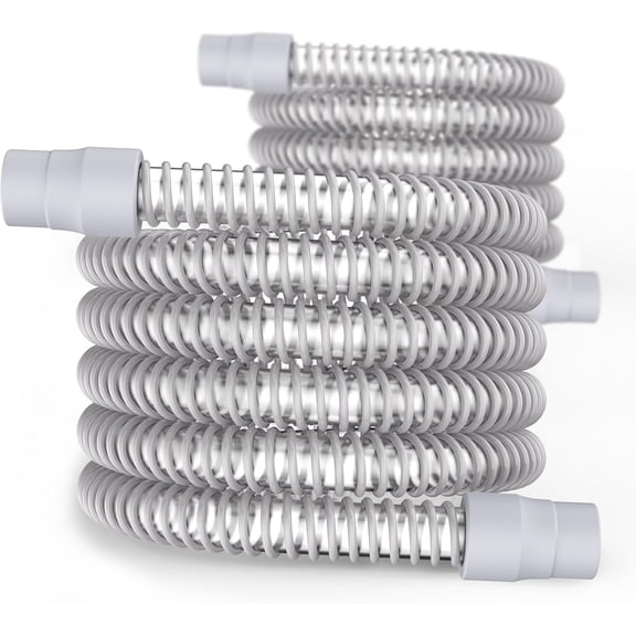 CPAP Tube - 6-Foot Universal CPAP Tubing - FSA/HSA eligible-Compatible with Most Machines & Masks, 19mm CPAP Hose - 22mm connectors, Lightweight Flexible, Odor-Free, 2-Pack