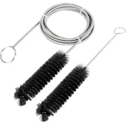 CPAP Tube Cleaning Brush-7 Feet Flexible + 7 Inches Handy Stainless Steel Wire Bristle Brush- Fits for Standard 22mm Diameter Tubing Black
