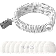 CPAP Tubing Replacement for ResMed AirMini with 10-Pack Filters, Compatible with AirMini CPAP Machine, P10 N20 N30 Nasal Masks