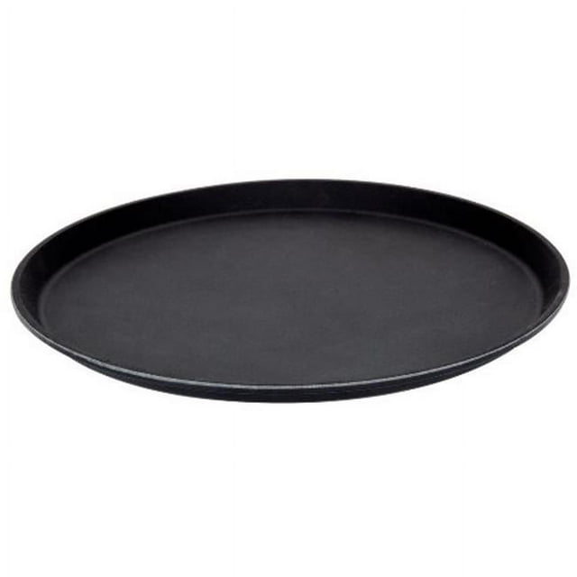 CPC B12CATB 12 in. Round Black Hard Plastic Platter Tray, Case of 25