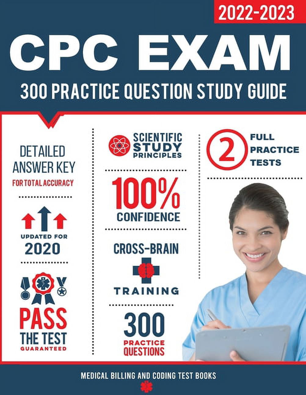 CPC Exam Study Guide: 300 Practice Questions & Answers, (Paperback)