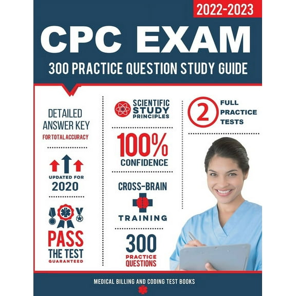 CPC Exam Study Guide: 300 Practice Questions & Answers, (Paperback)