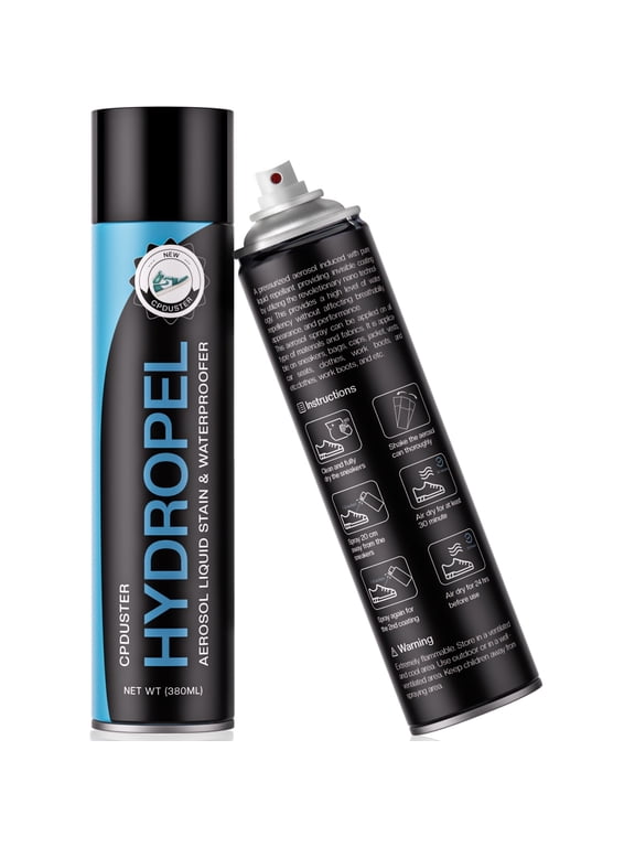 Waterproofing Spray, 13.5oz Rain & Stain Waterproof Shoe Spray, Nano Protection for Sneaker, Suede, Leather
