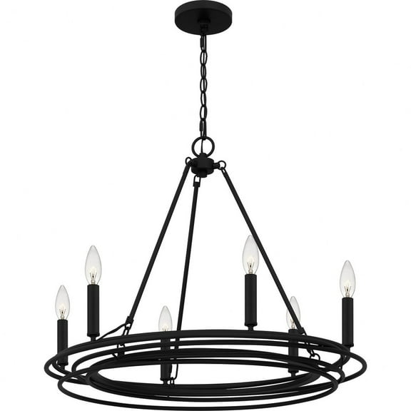Quoizel Lighting - Calliope - 6 Light Chandelier In Traditional Style-21.5