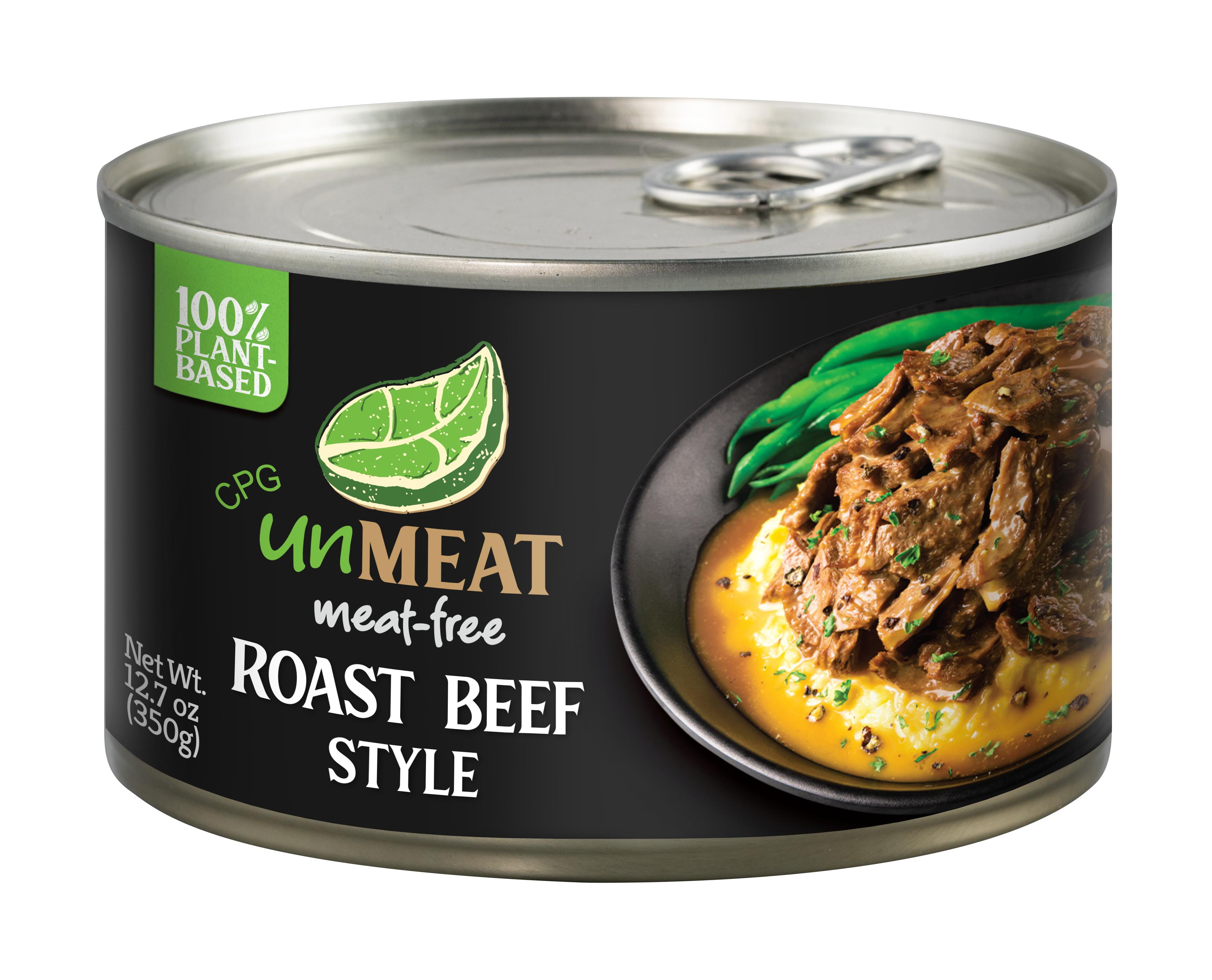 CPG unMEAT Roast Beef Style, 12.7 oz Can