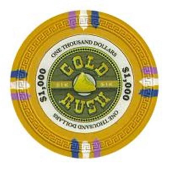CPGR-1000-25 13.5 g Gold Rush - 1000 Dollars, Roll of 25