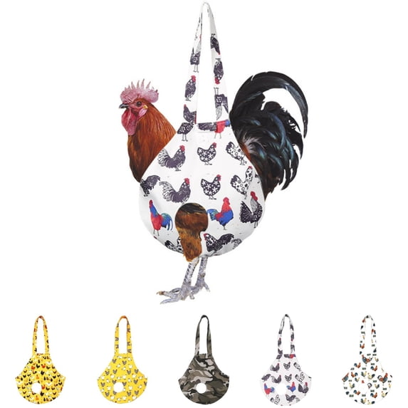 CPHDW7 2 Pack Canvas Chicken Carrier Bag, Pet Outing Shoulder Tote for Rooster Duck, Travel Handbag for Outdoor Adventures