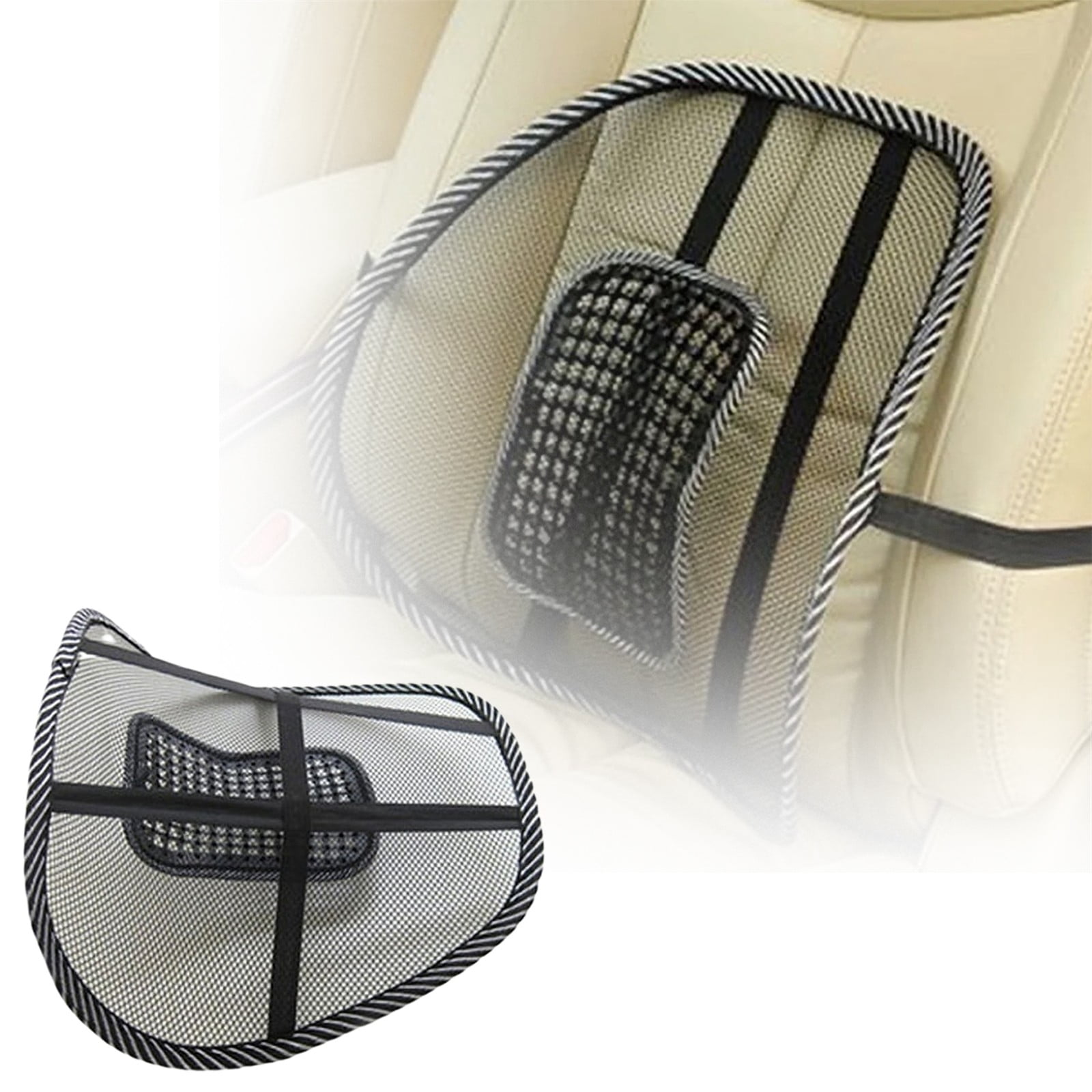 CPHDW7 Car Lumbar Support, Breathable Mesh Back Cushion with Massage ...