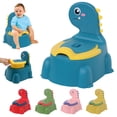 thumbnail image 1 of CPHDW7 Cartoon Dinosaur Potty Chair, Toddler Training Toilet with Non-Slip Rubber Base and Detachable Inner Bowl for Travel and Home Use, 1 of 6